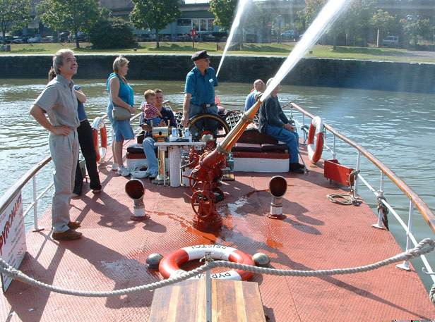 Museum's fire boat Pyronaut