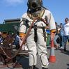 Colour picture of Diver in suit