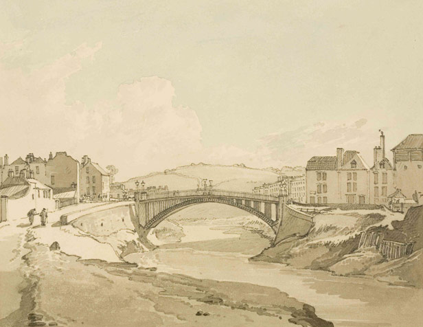 First bridge to cross the New Cut to Bedminster, 1809