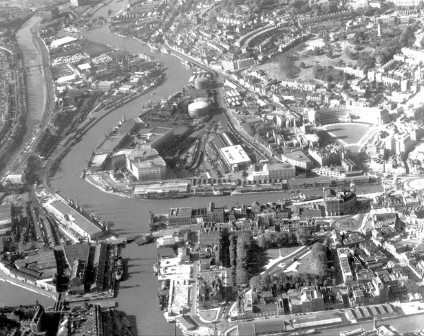 Harbour around the Museum, 1955