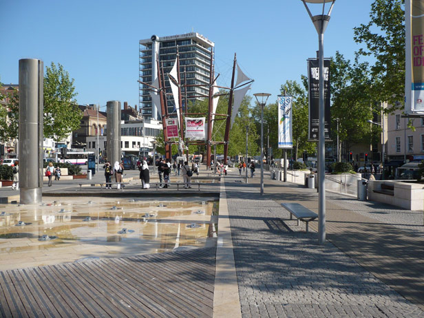 Water feature in the Centre, 2009