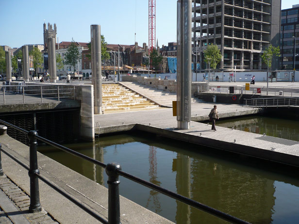 Water feature in the Centre, 2009