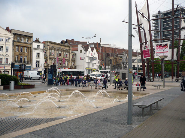 Water feature in the Centre, 2009