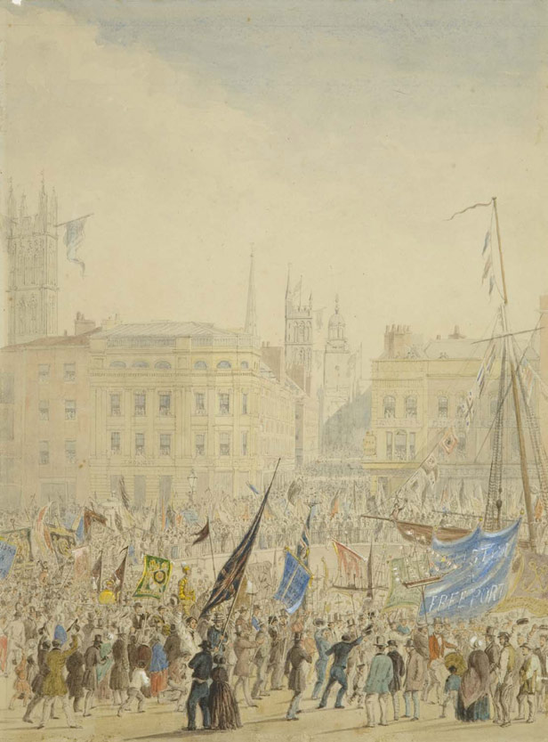 Celebrating Bristol Corporation's control of the Docks, 1848