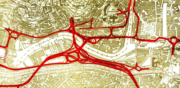 Report of impact of road schemes on the Docks, 1972