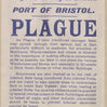 Port of Bristol Plague Warning Notice