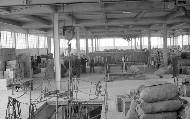 Inside M Shed, 1952