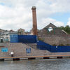 Derelict remains of Canons Marsh gas works, 2009