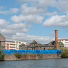 Derelict remains of Canons Marsh gas works, 2009