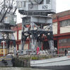 Princes Wharf and cranes