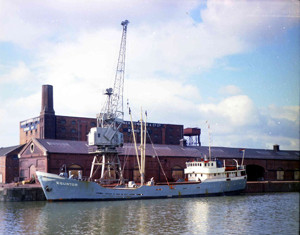 Equator at Bathurst Wharf, 1964