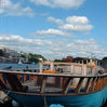 Boat undergoing conversion