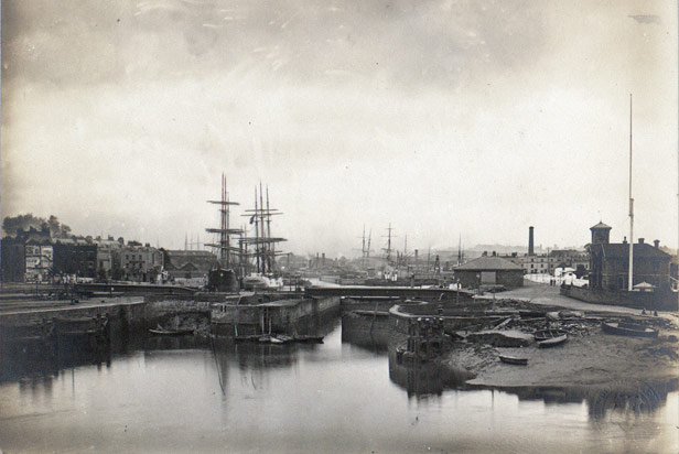 Entrance to the Floating Harbour before 1865