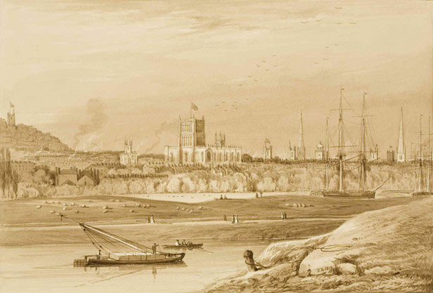 A view across the New Cut and the Harbour, 1825
