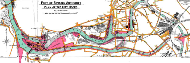 Plan of the City Docks, 1950