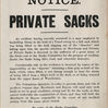 Bristol Docks Notice of use of Private Sacks