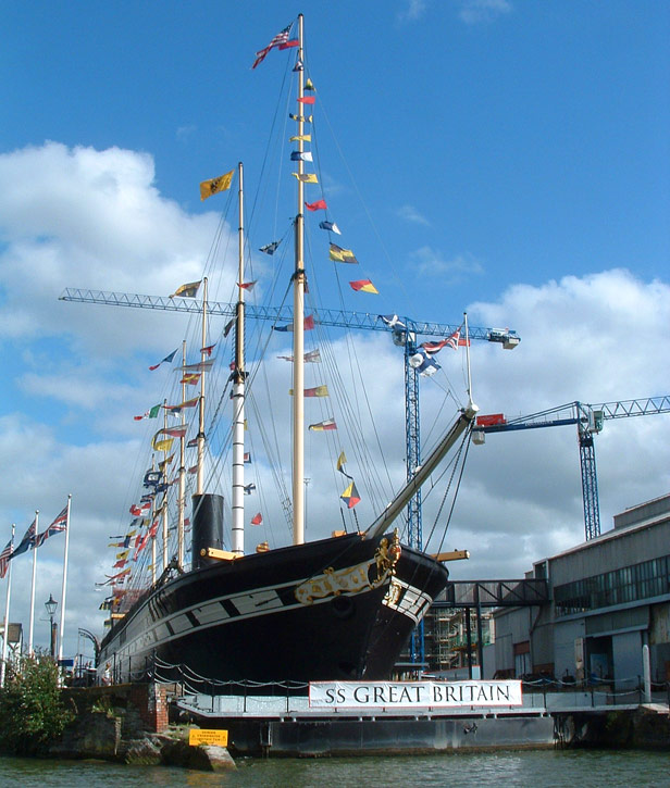Brunel\'s ss Great Britain in dry dock
