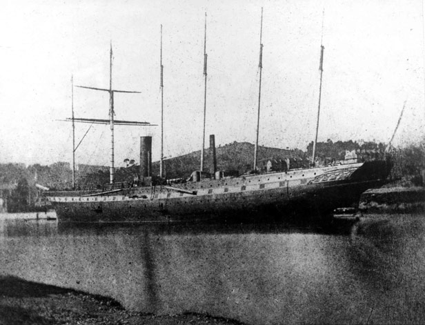 S.S. Great Britain lying at the Ballast Wharf (September 1844)